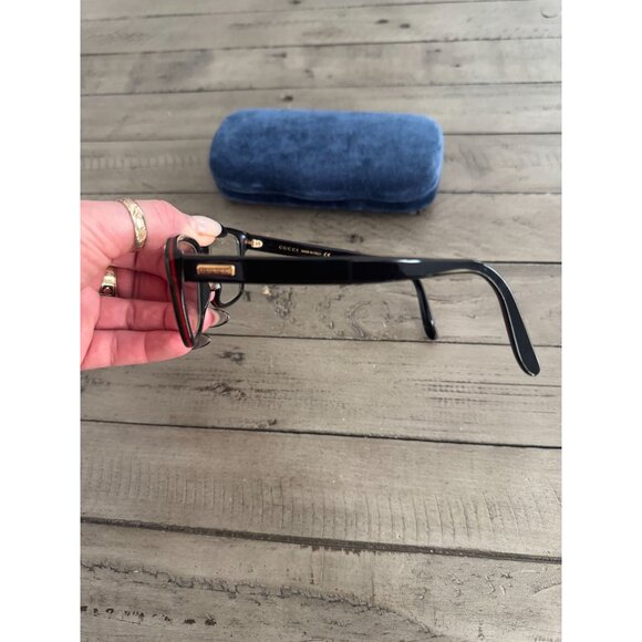GUCCI GG0272O Rectangular Optical Eyeglasses Black Frame Prescription - Picture 7 of 15